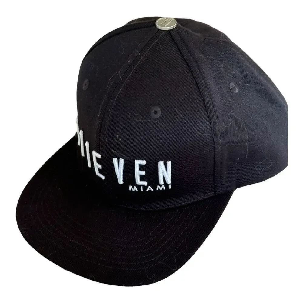 RARE E11EVEN Miami x Dim Mak 2024 SnapBack Dad Hat Black Dim Mak MMW Limited LE